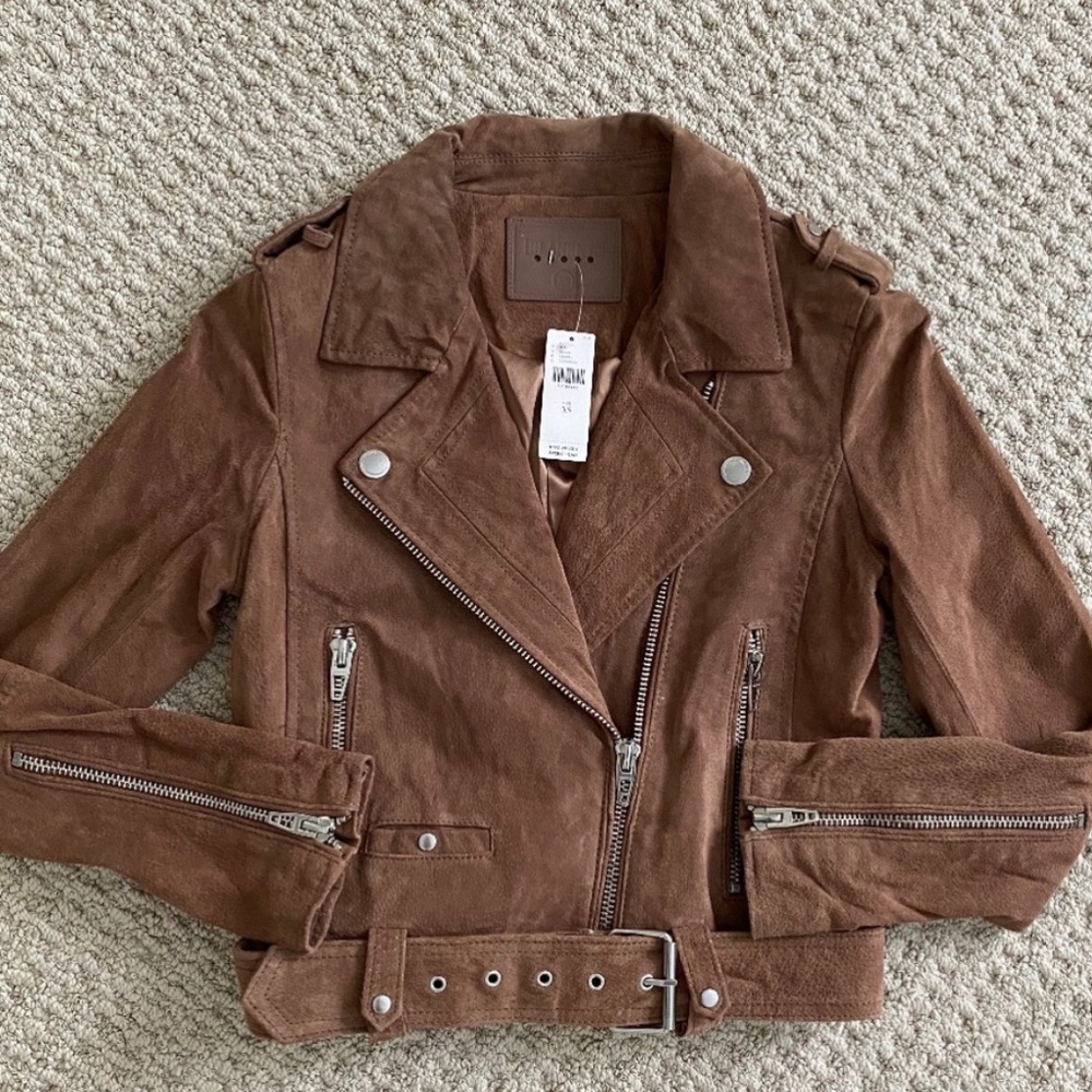 NWT ANTHROPOLOGIE LEATHER MOTO JACKET